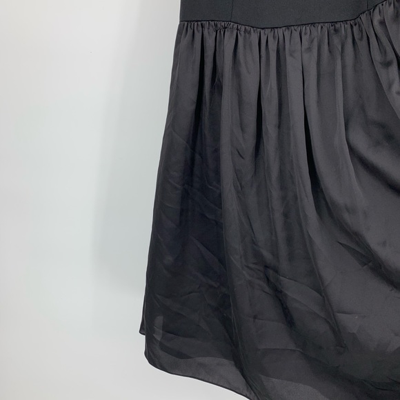 Vera Wang Dress 8 Halter V Neck Black pockets - Picture 2 of 8